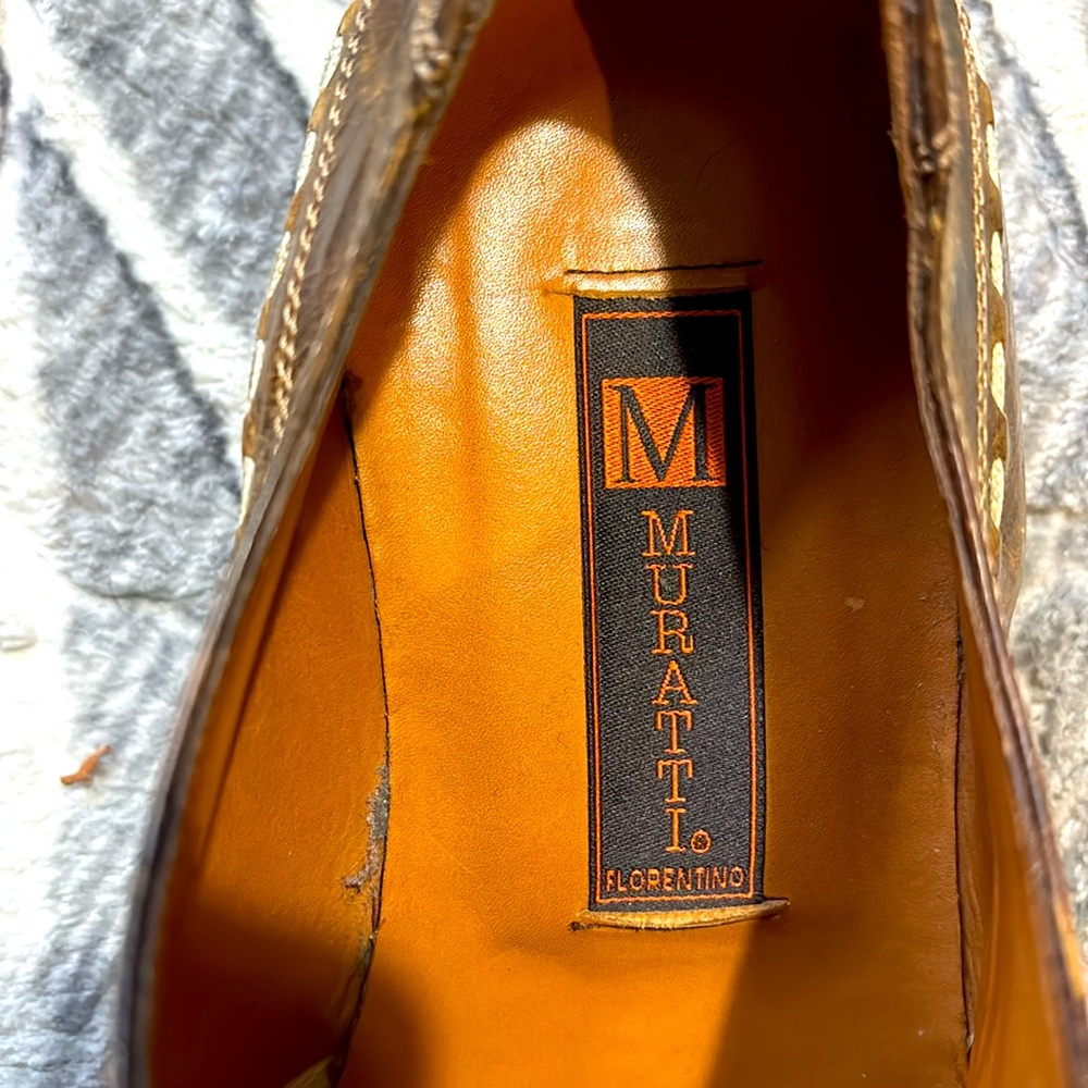 Authentic Muratti Florentino men’s leather dress shoes. Perfect condition. - Picture 5 of 5